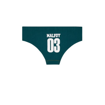 Shorty &agrave; message greemalfiz vert.