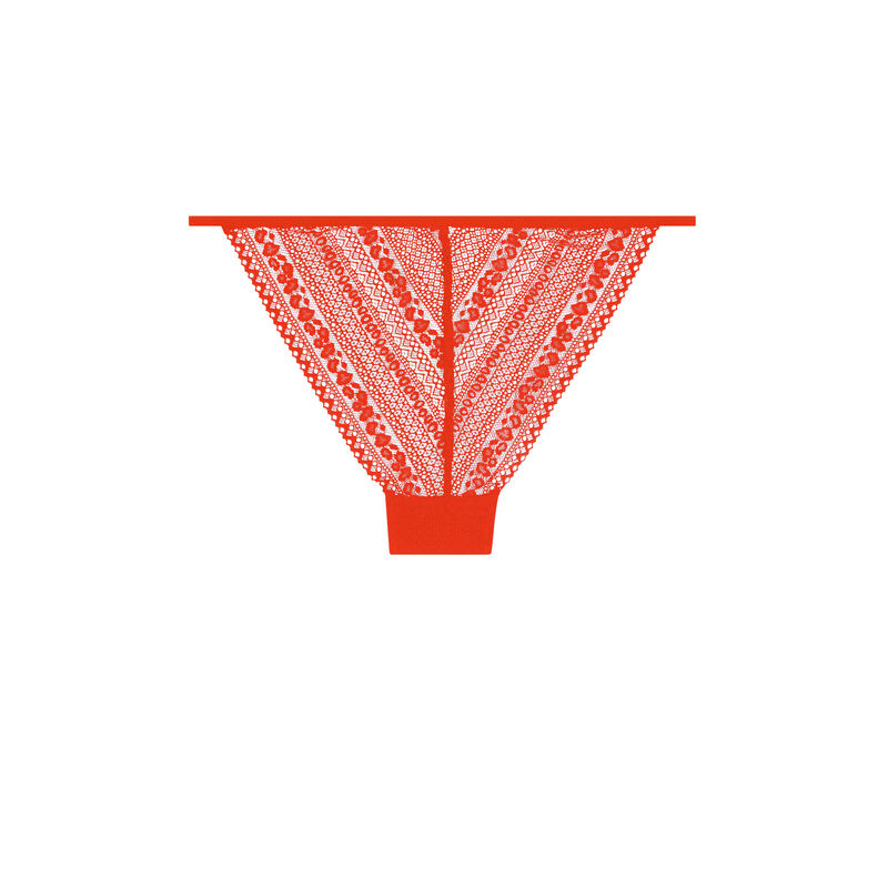 culotte dentelle à bords fins - orange culotte dentelle à bords fins - orange;