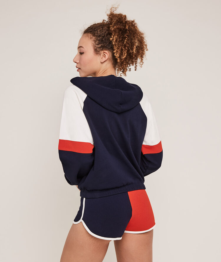 Sweat à capuche - bleu marine bleu marine.