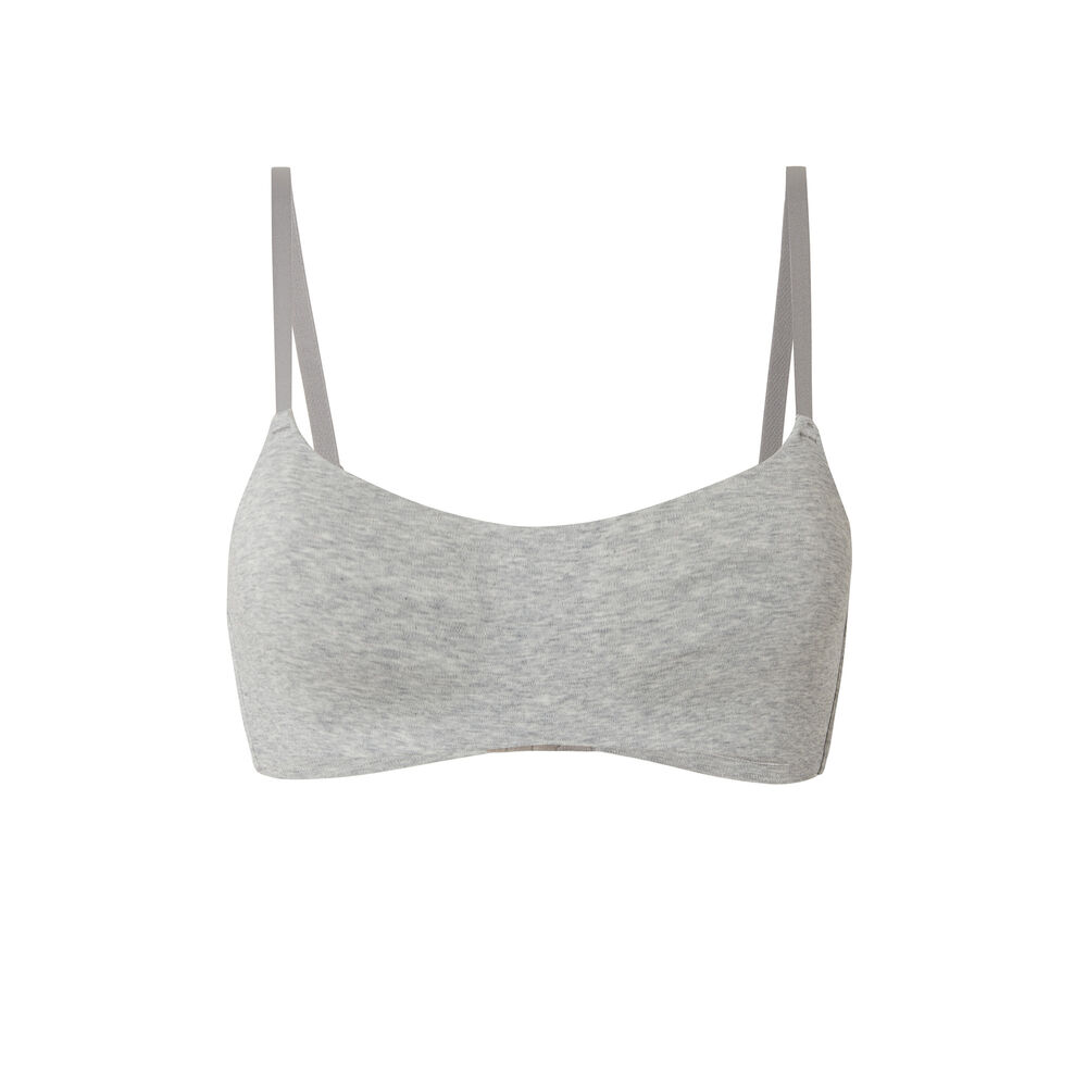 Soutien-gorge ampliforme sans armatures - gris gris.
