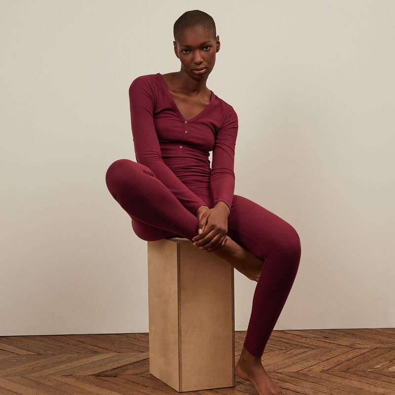 Legging uni - bordeaux Legging uni - bordeaux;
