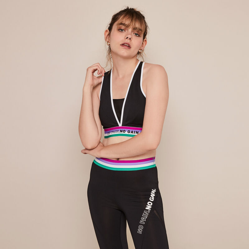 Brassière sport uni croisée au dos polasportiz Brassière sport uni croisée au dos polasportiz;