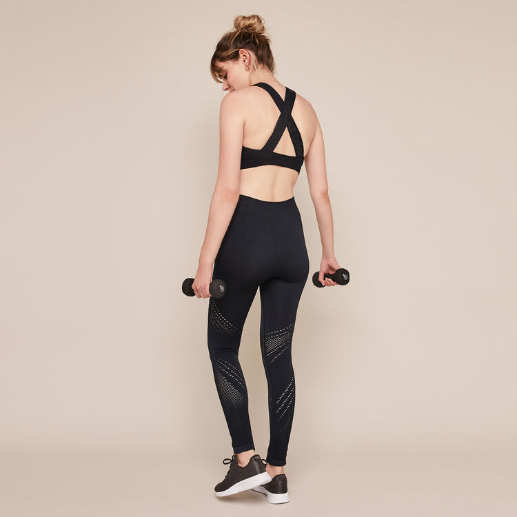 Brassière sport sans coutures activiz noir.