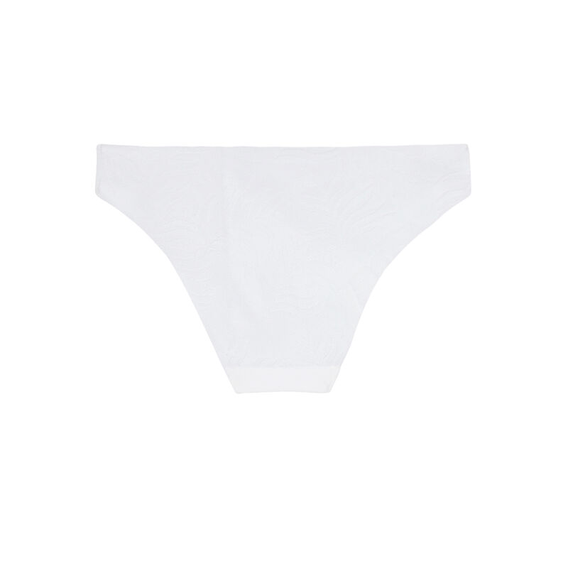 culotte en microfibre uni - blanc culotte en microfibre uni - blanc ;
