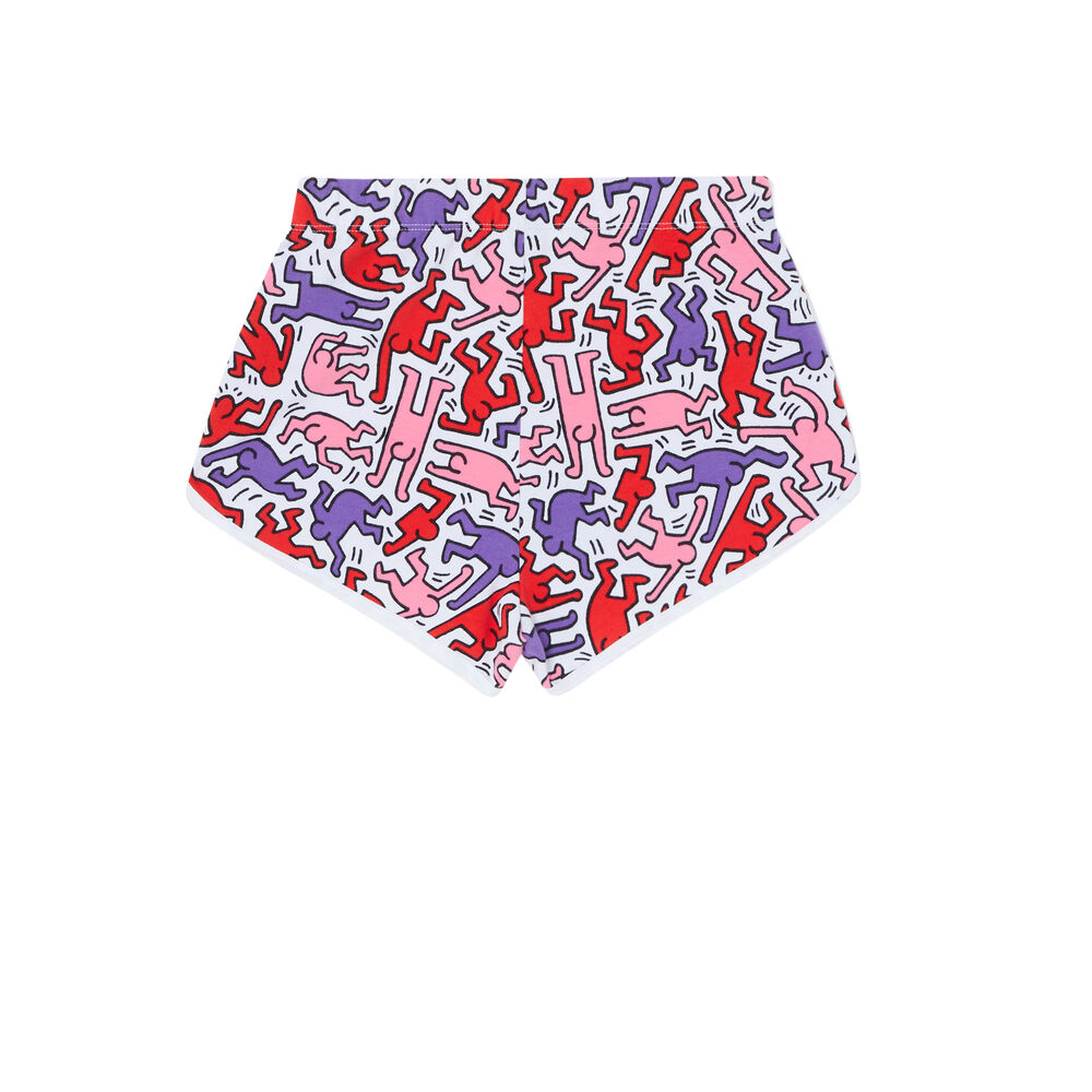 Short à motifs - blanc blanc.