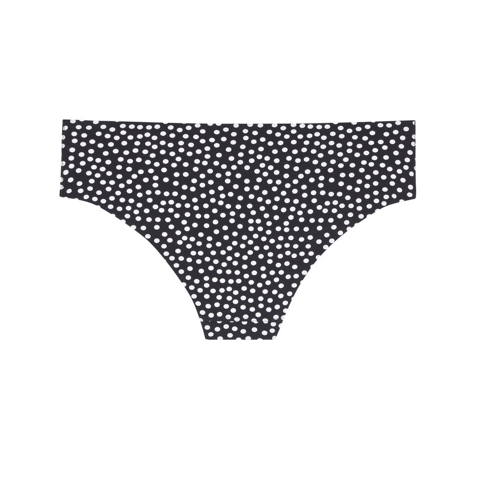 Shorty micro à pois - noir noir.