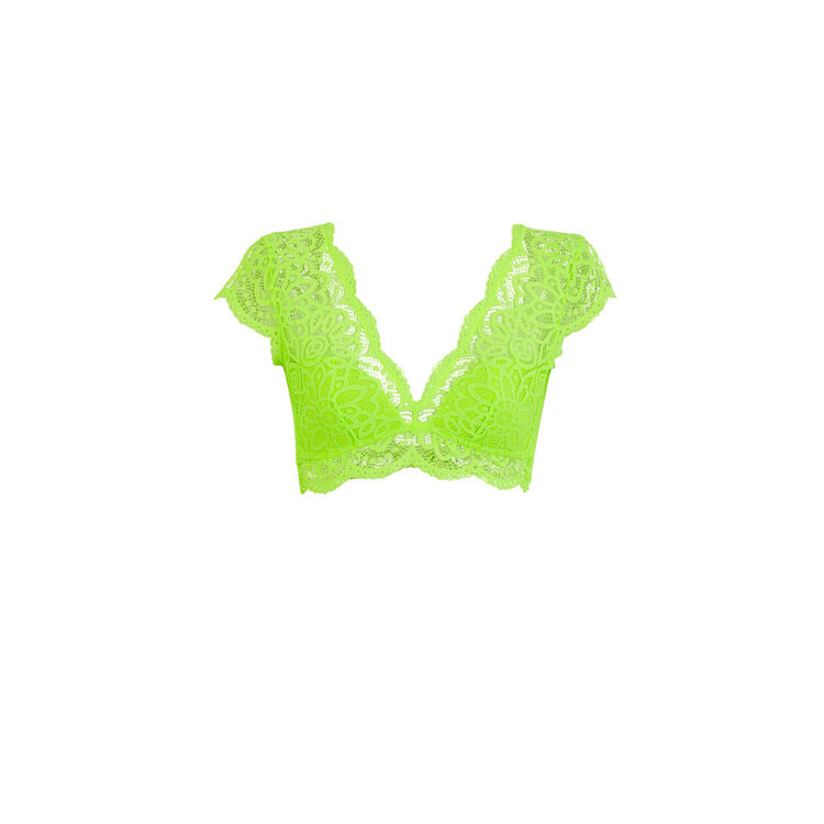 Soutien-gorge brassière jaune fluo tripoliz jaune.