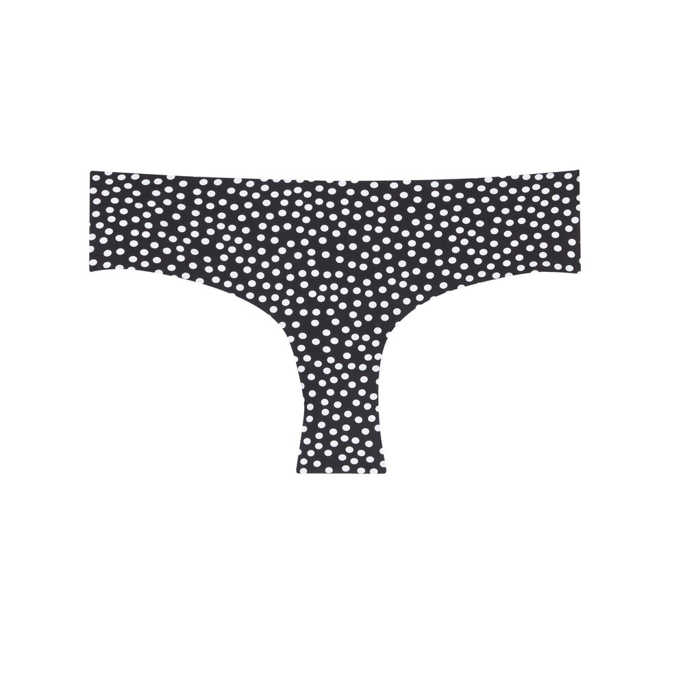 Shorty micro à pois - noir noir.