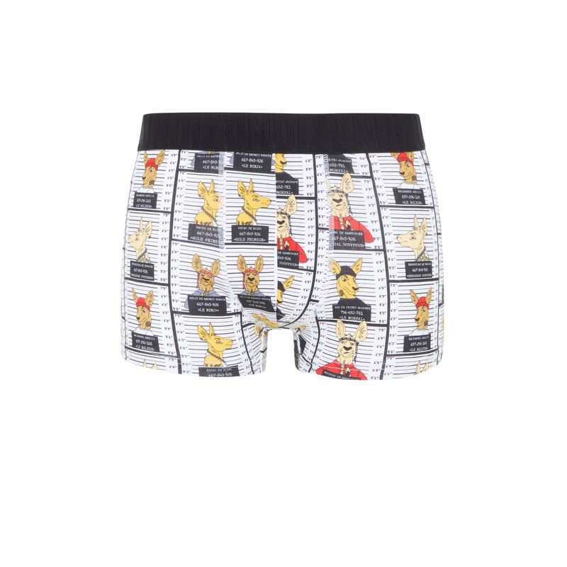 Boxer imprimé - blanc Boxer imprimé - blanc;