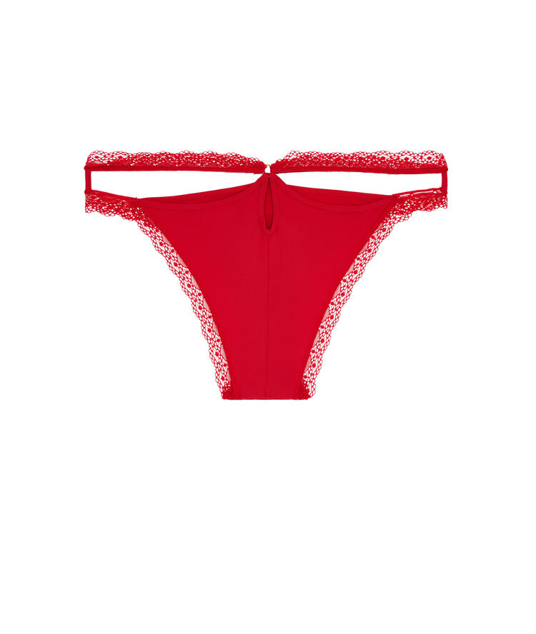 Culotte en micro neuneudiz rouge.