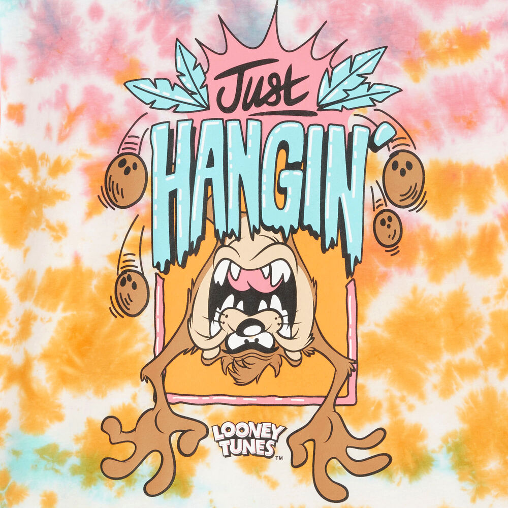 Tee shirt looney tunes - mangue orange.