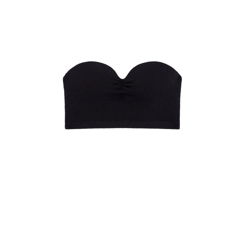 Soutien-gorge push-up bandeau - noir Soutien-gorge push-up bandeau - noir;