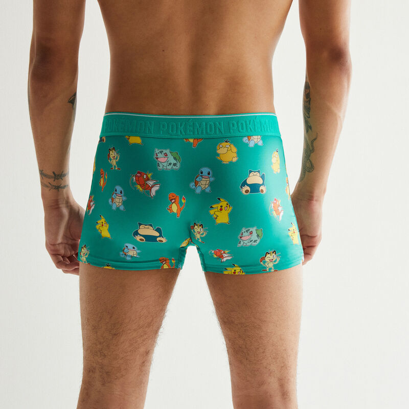 boxer à motifs Pokémon - vert boxer à motifs Pokémon - vert;