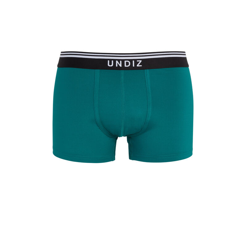 Boxer uni en coton - vert Boxer uni en coton - vert ;