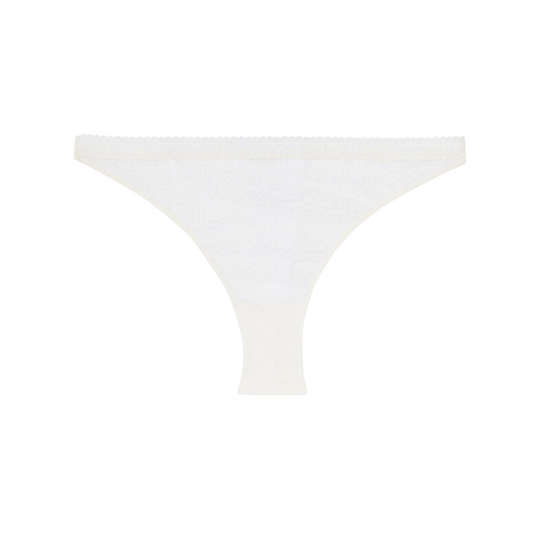 culotte en dentelle à motifs - écru culotte en dentelle à motifs - écru;