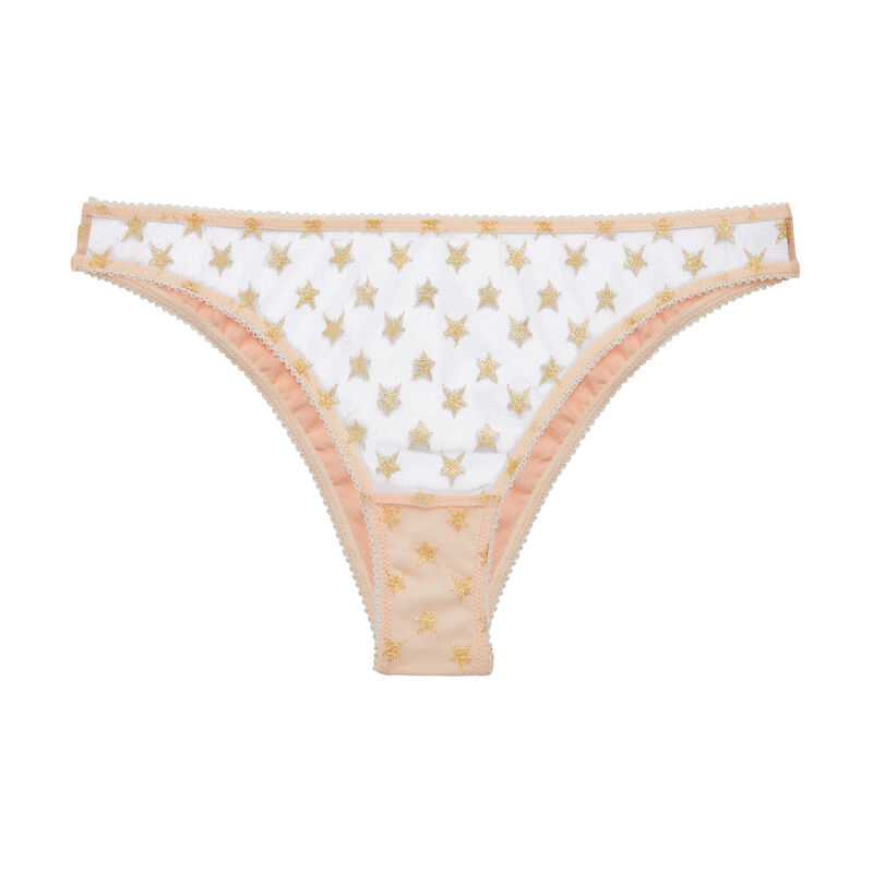 Culotte rose pâle staroliz Culotte rose pâle staroliz;
