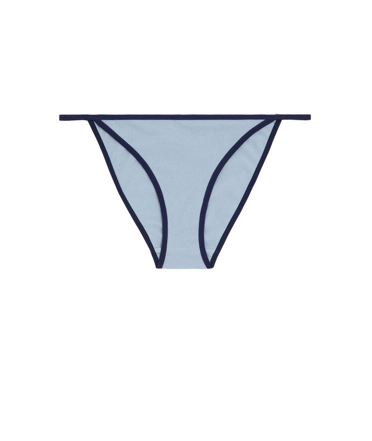 Slip bleu microchiniz bleu.