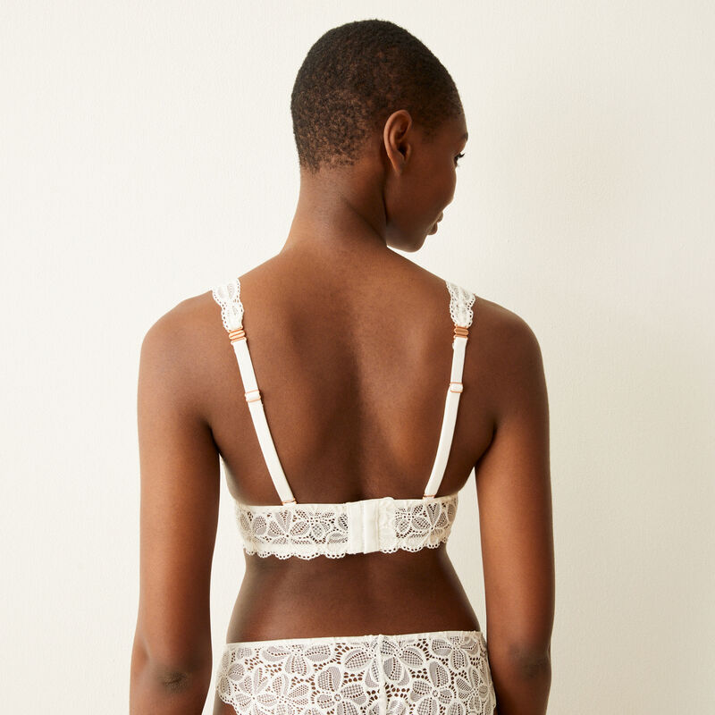 Soutien-gorge triangle sans armatures - blanc Soutien-gorge triangle sans armatures - blanc;