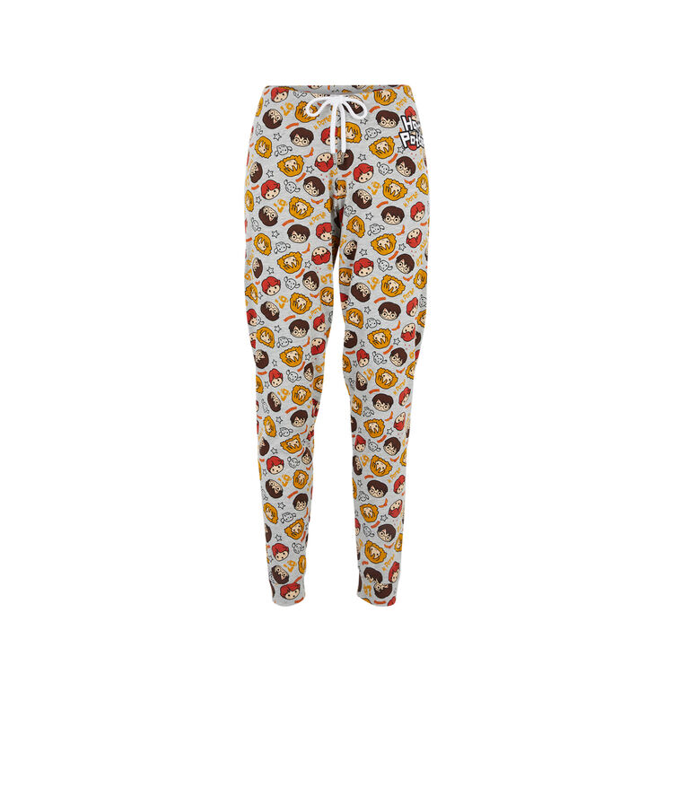 Pantalon en jersey print harry potter allharriz gris.