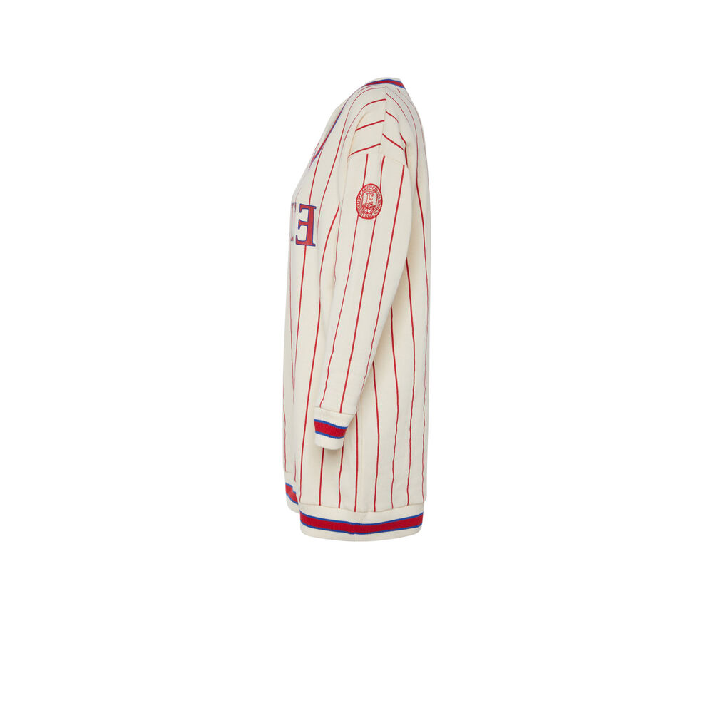 Robe pull elite à rayures -beige beige.