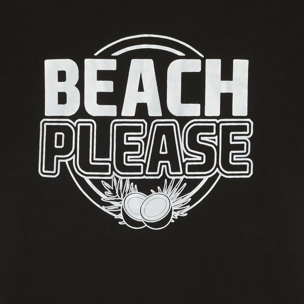 Tee-shirt beach please - noir noir.