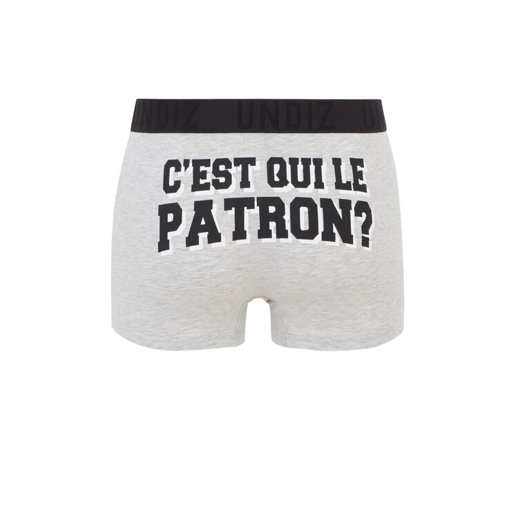 BOXER GRIS PATRONIZ BOXER GRIS PATRONIZ;