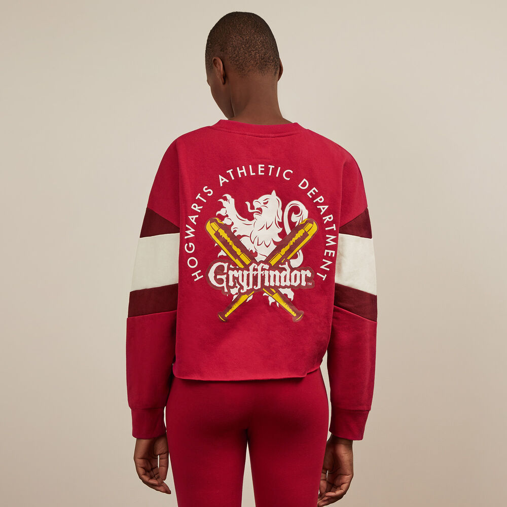 Sweat à emblème gryffondor - bordeaux bordeaux.
