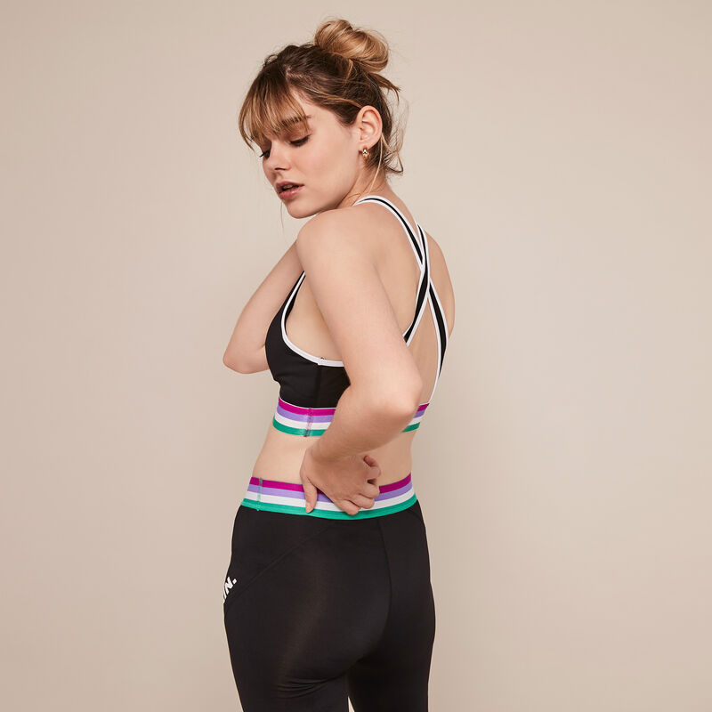 Brassière sport uni croisée au dos polasportiz Brassière sport uni croisée au dos polasportiz;