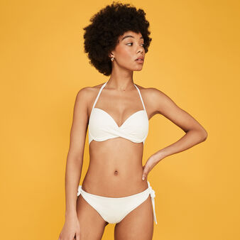 Tanga blanc nouettiz white.