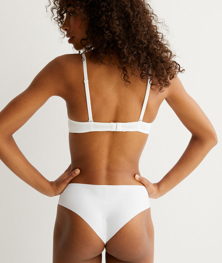Soutien-gorge gel micro blanc.