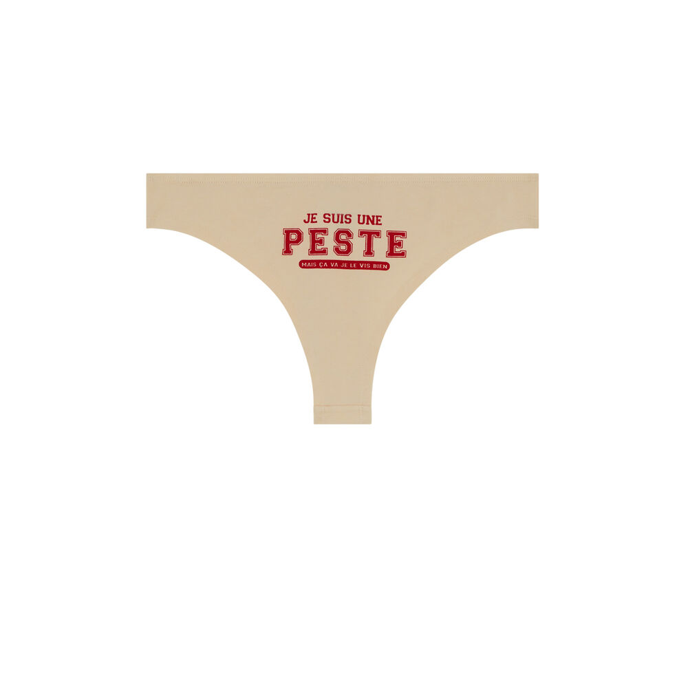 Tanga peste - beige beige.