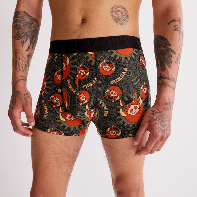 boxer à motifs Pumbaa - noir boxer à motifs Pumbaa - noir;
