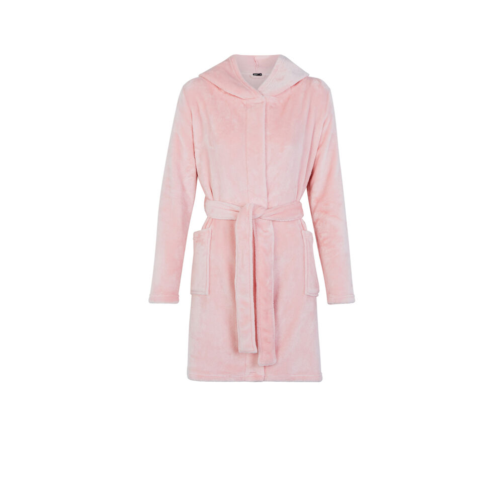 Peignoir polaire lapinou boudeuse - rose rose.