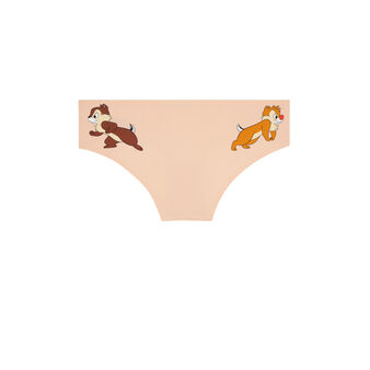 Shorty en micro sans coutures colorchipiz rose poudr&eacute;.