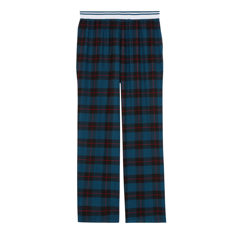 pantalon à grands carreaux - bleu pantalon à grands carreaux - bleu;