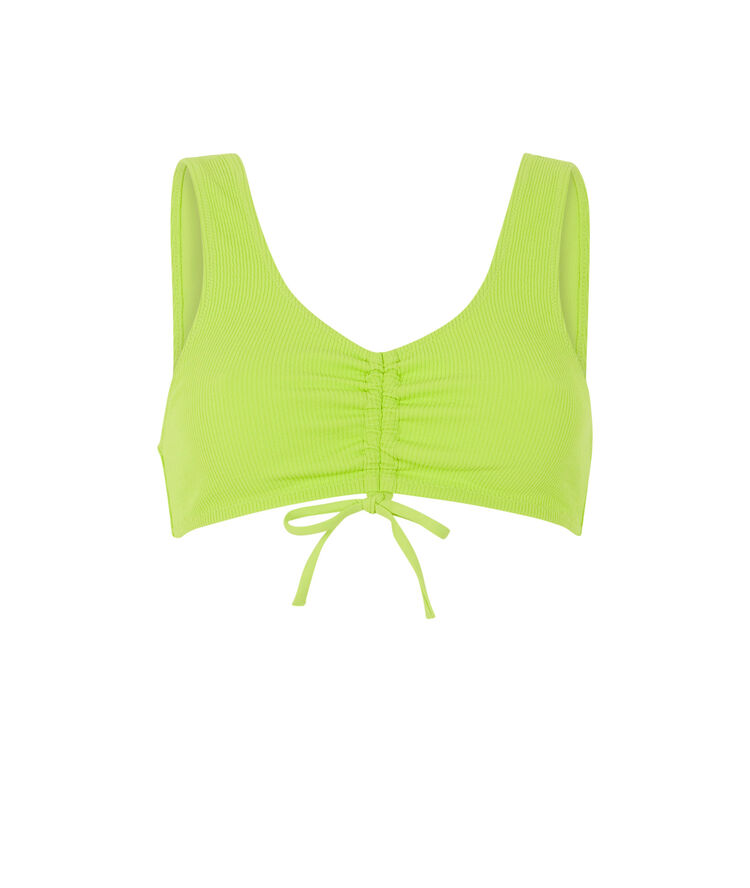 Haut de maillot de bain brassière - vert vert.