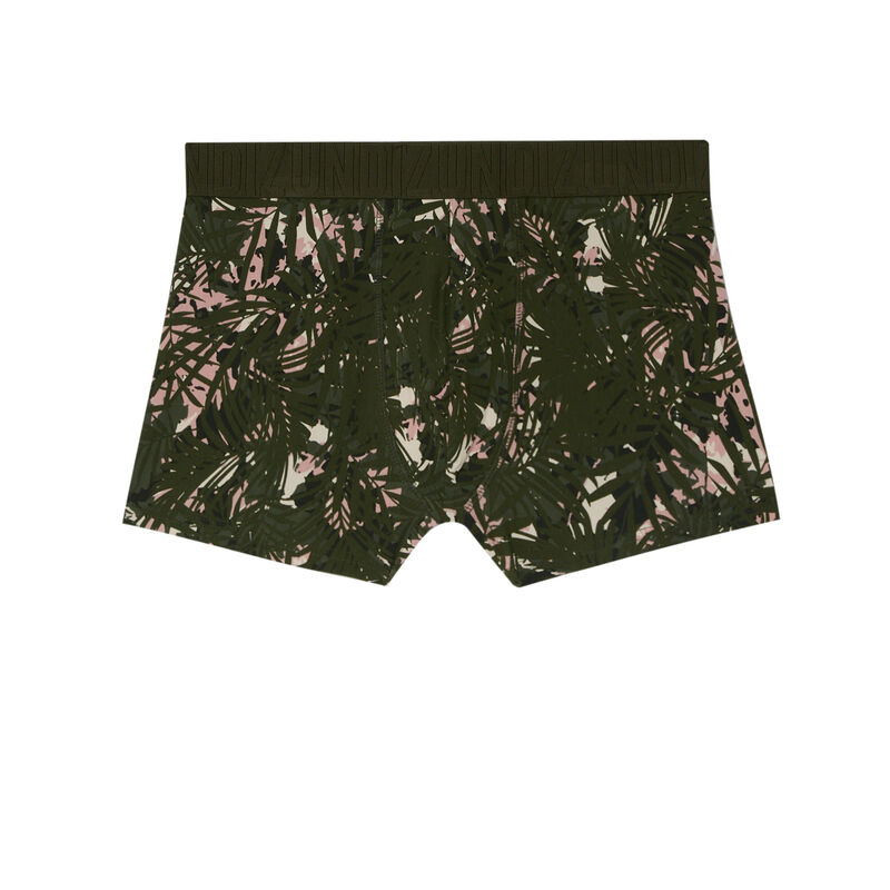 boxer à motifs palmiers - vert boxer à motifs palmiers - vert;