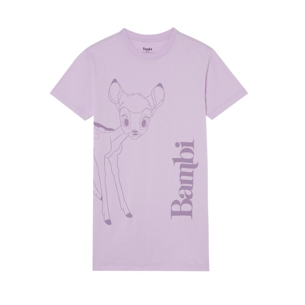 Tunique à imprimé bambi - lilas violet.