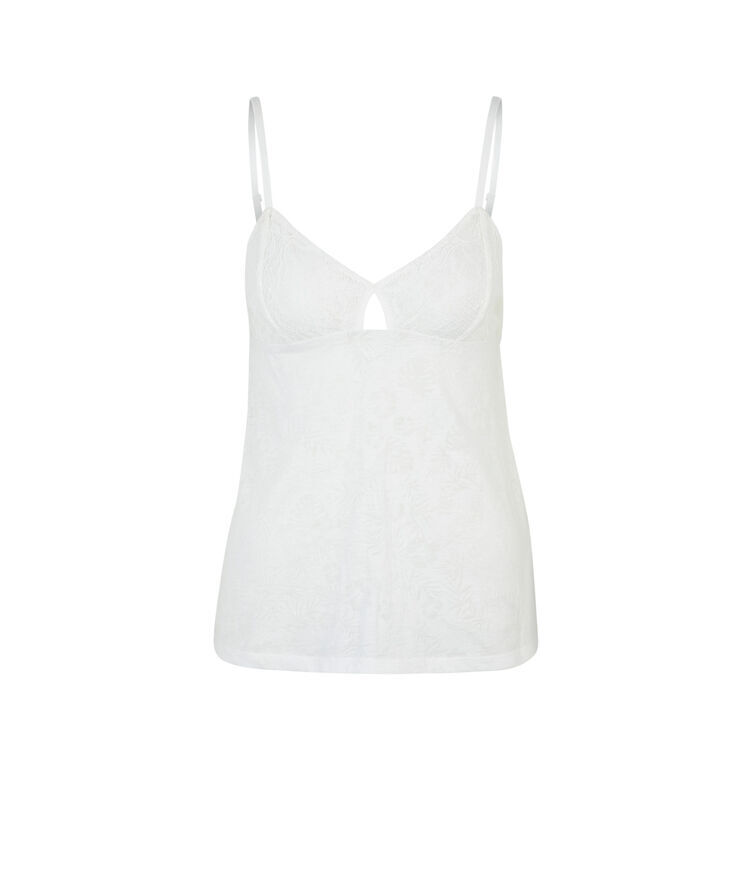 Top blanc tropaliz blanc.