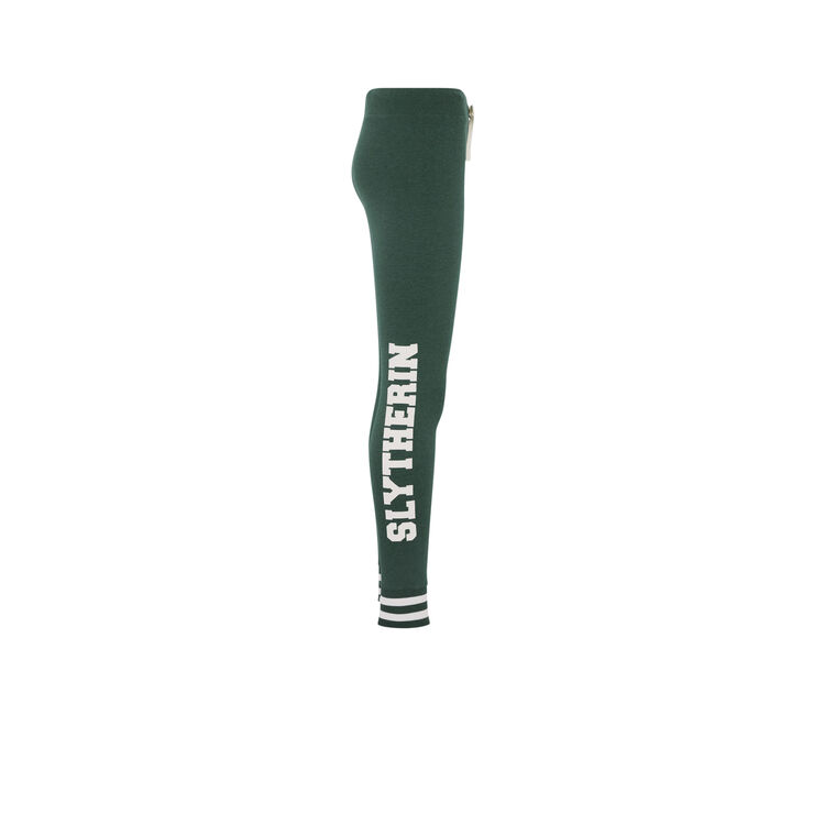 Legging en jersey à message malfoyiz vert.