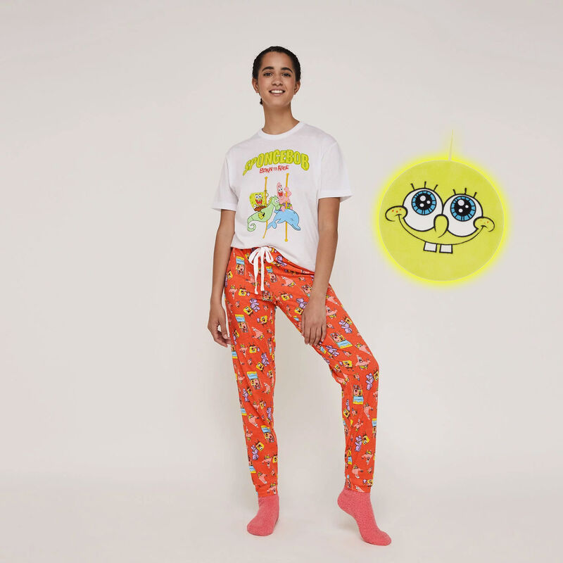 Set pyjama top + pantalon licence Bob L'éponge patrickiz Set pyjama top + pantalon licence Bob L'éponge patrickiz;