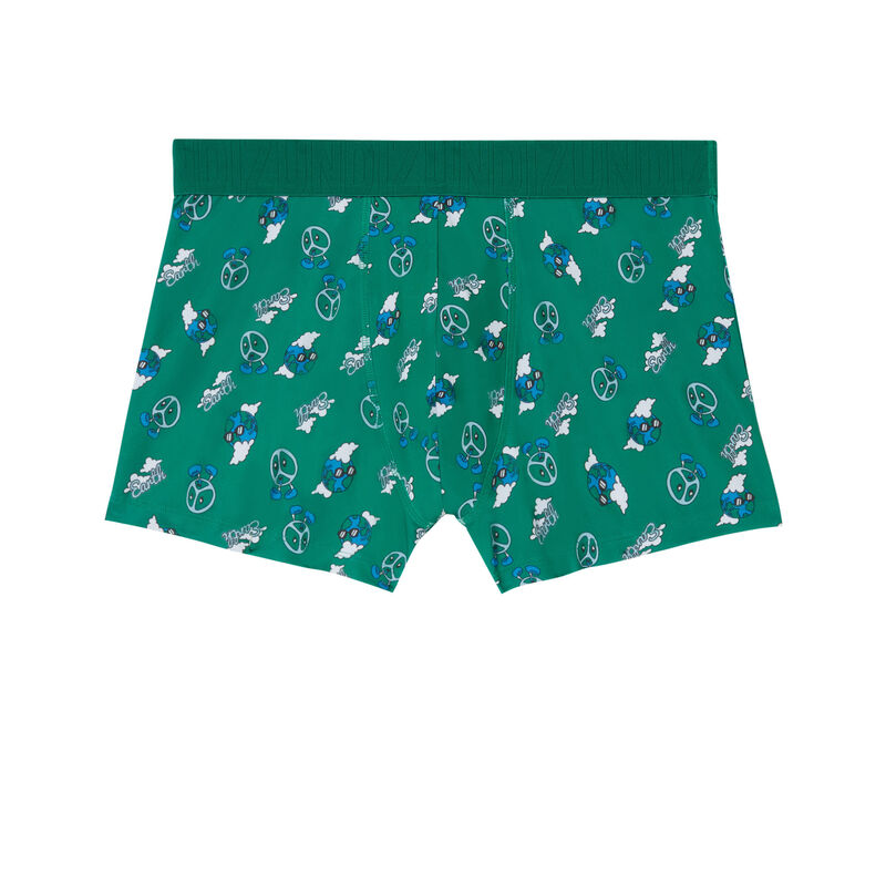 boxer imprimé earthpeace - vert foncé boxer imprimé earthpeace - vert foncé;