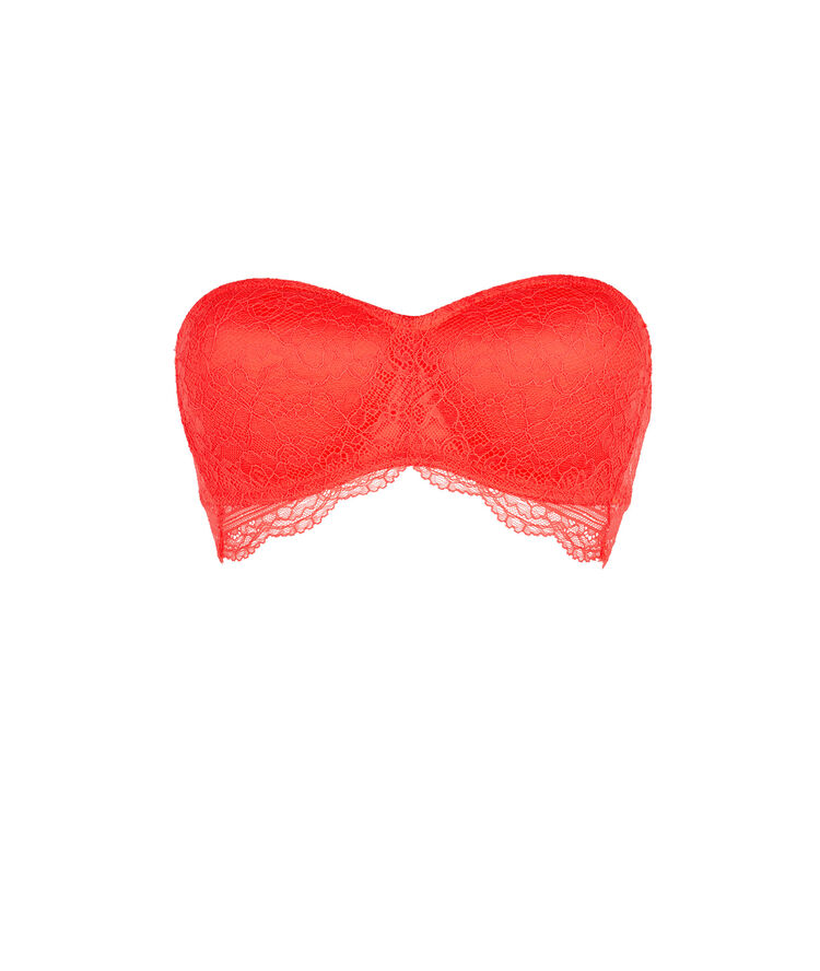 Soutien-gorge bandeau corail everydayiz rose.