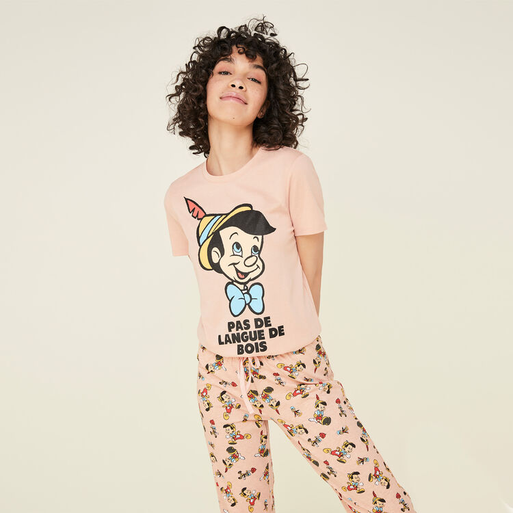 Pantalon couleur pêche pinocchio pink.