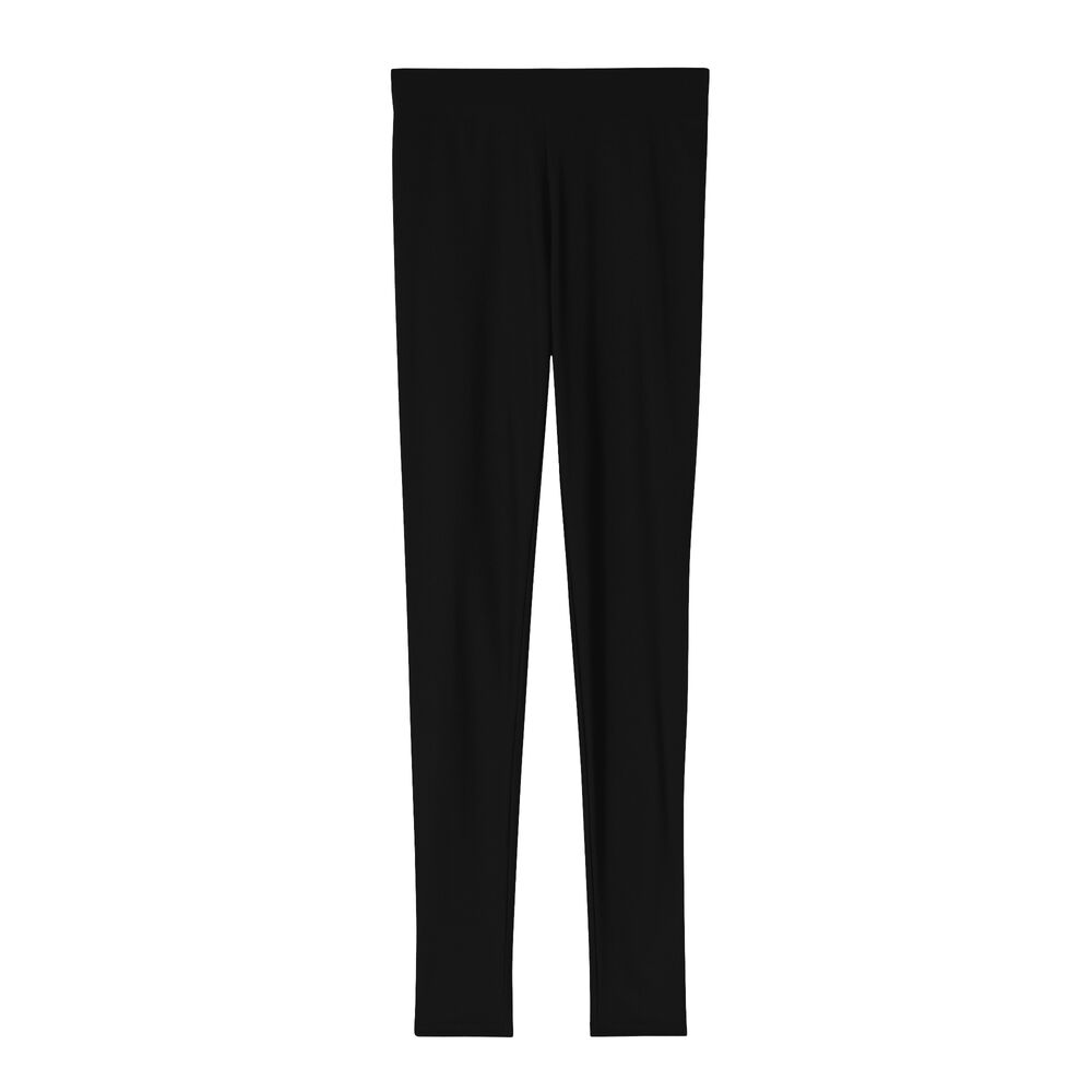 Legging uni en lycra - noir noir.