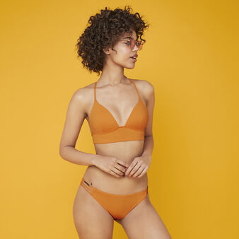 Bas de maillot de bain slip orange afrotubiz orange.