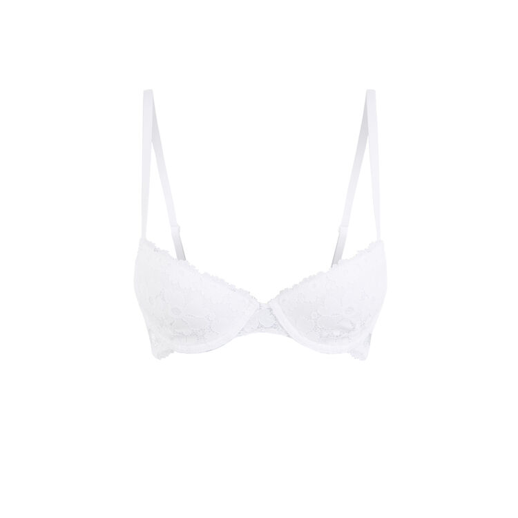 Soutien-gorge ampli dentelle detail camo coloramadiz blanc.