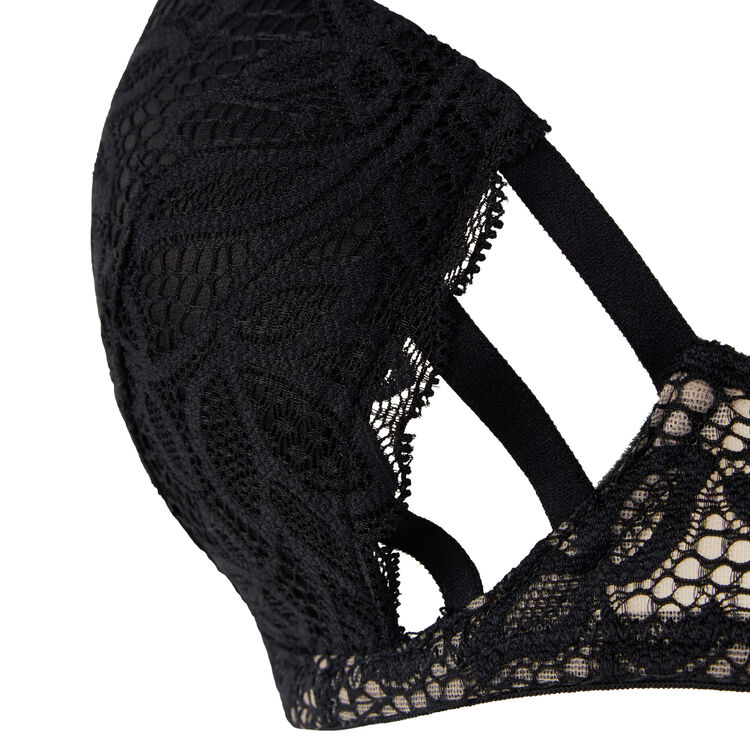 Soutien-gorge ampli noir stripiniz black.