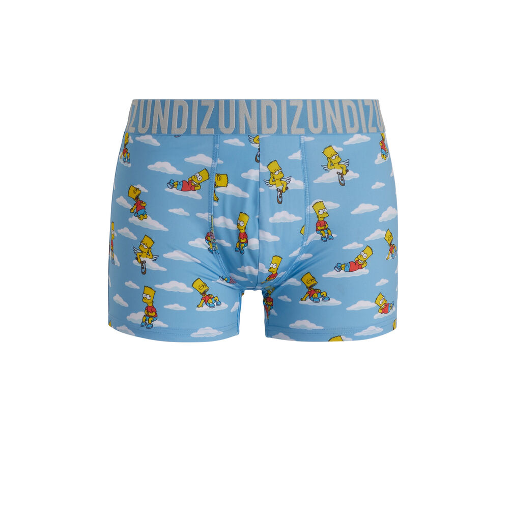 Boxer micro à imprimé bdsimpsoniz bleu.