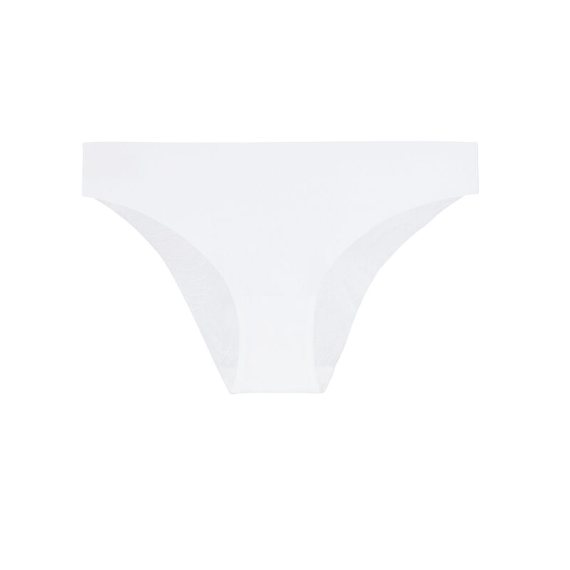 culotte en microfibre uni - blanc culotte en microfibre uni - blanc ;